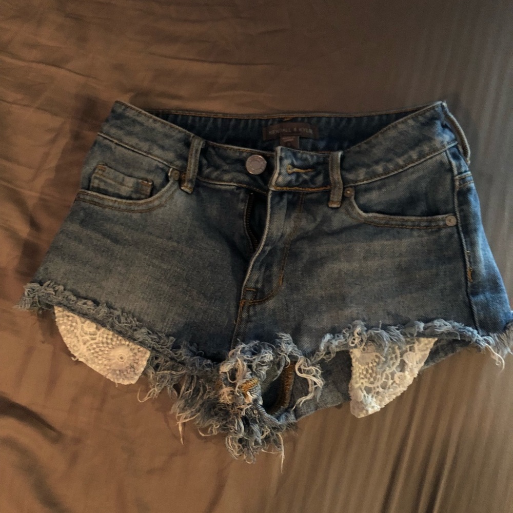 Kendall & Kylie high waisted shorts (pacsun)
